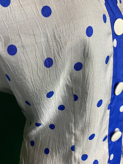 Blue Polka Top