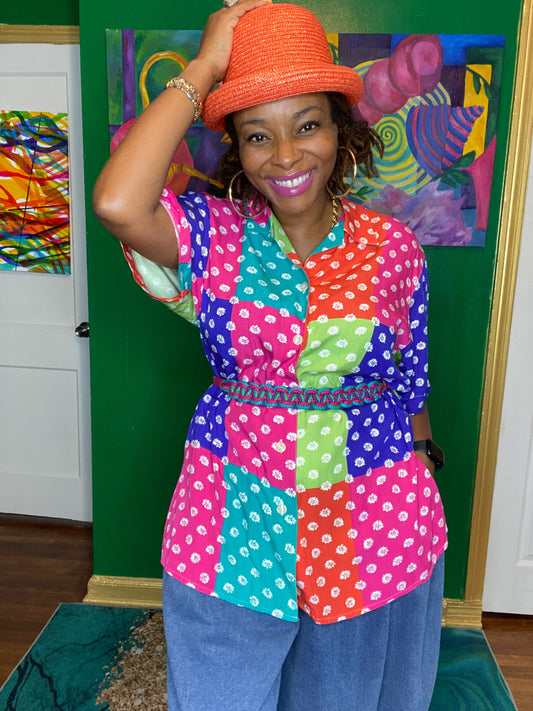 Blocks Of Colour Top