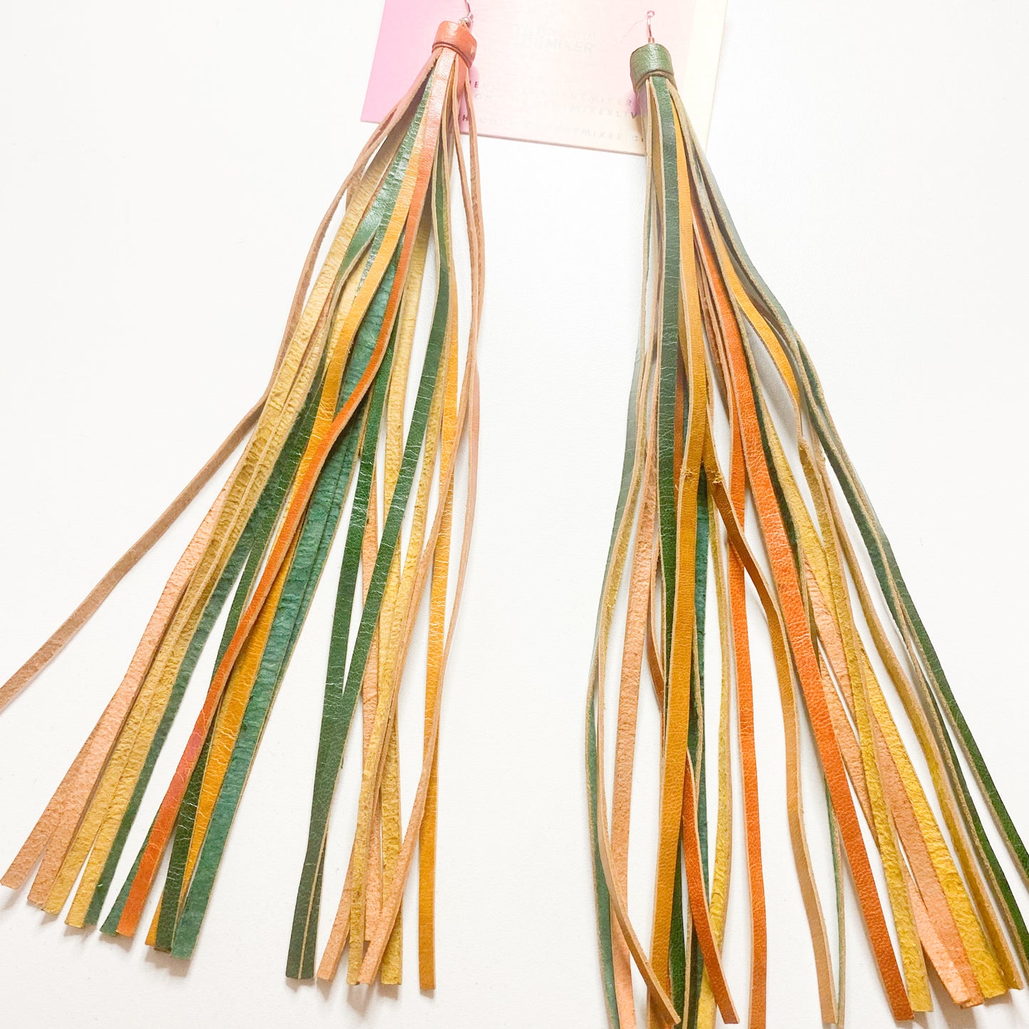 Leather Tassel Earrings
