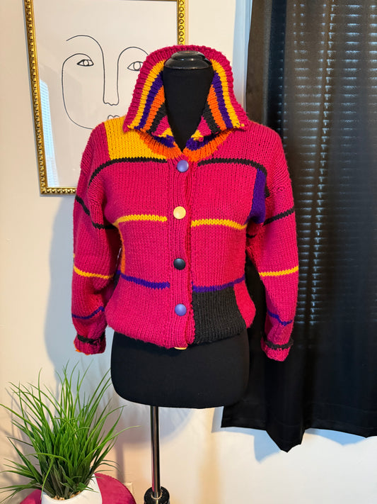 Color Stepping Cardigan