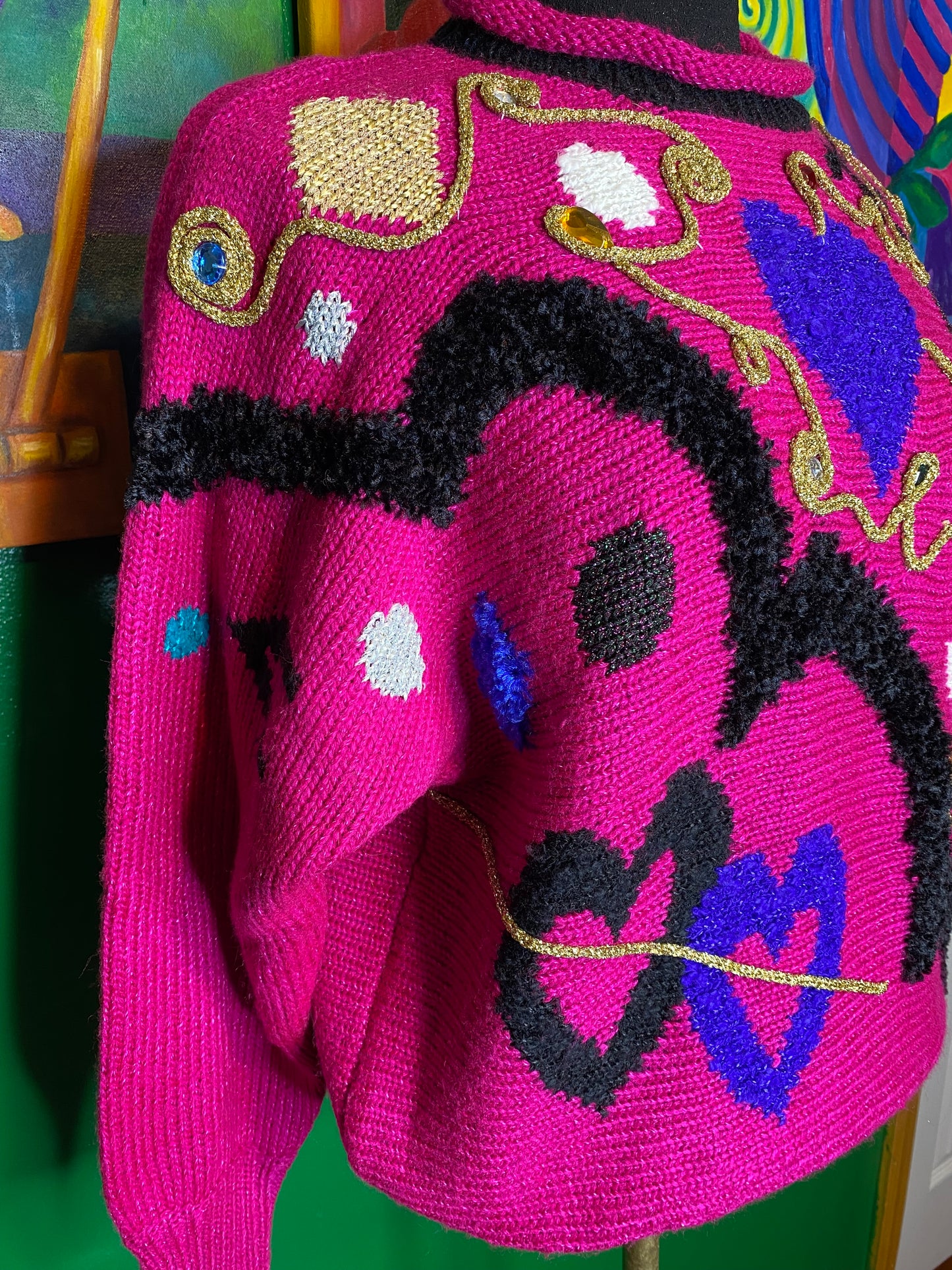 Pinked Heart Sweater