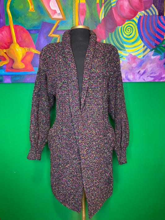 Speckled Duster Sweater