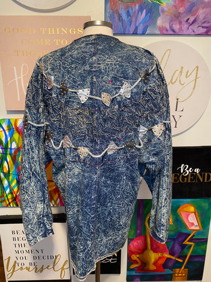 Pyramid Party Denim Jacket