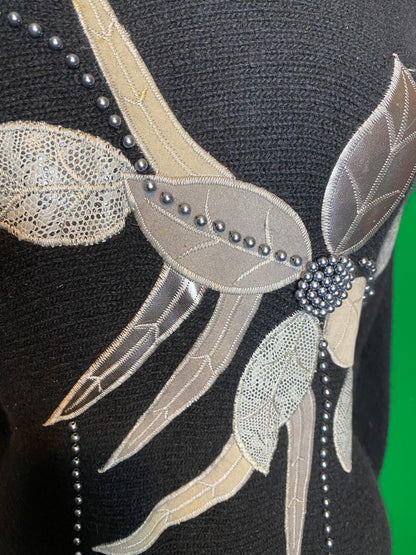 Midnight Beaded Sweater