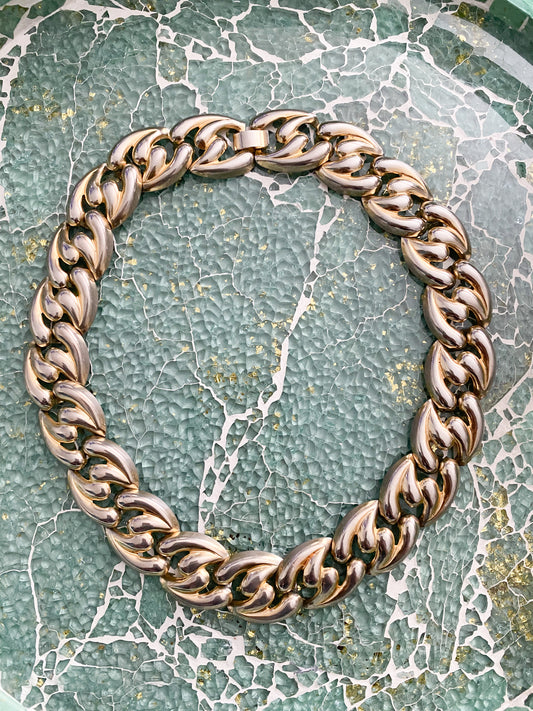 Vintage Leaf Necklace