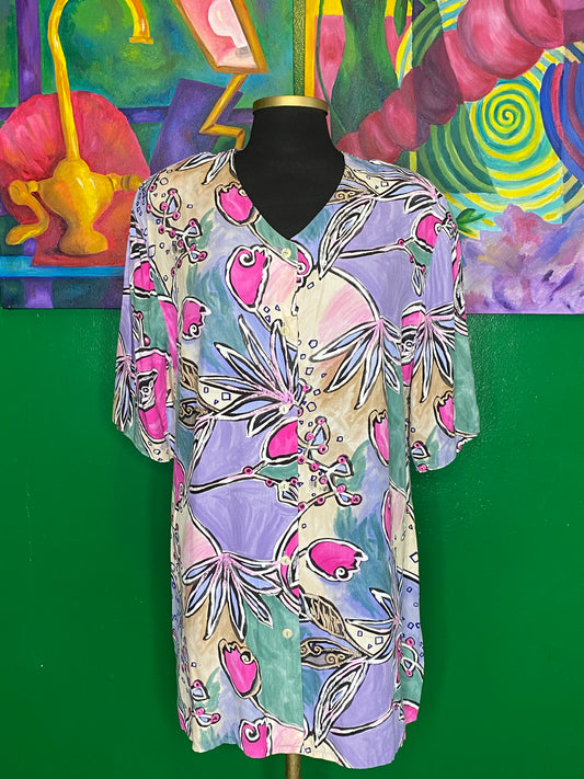Floral Candy Top