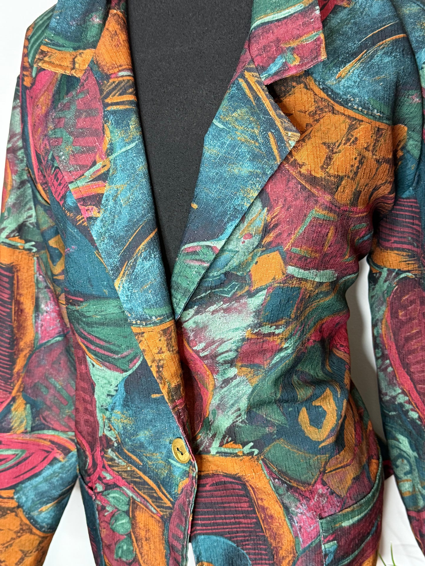 Brushstroke Mosaic Blazer