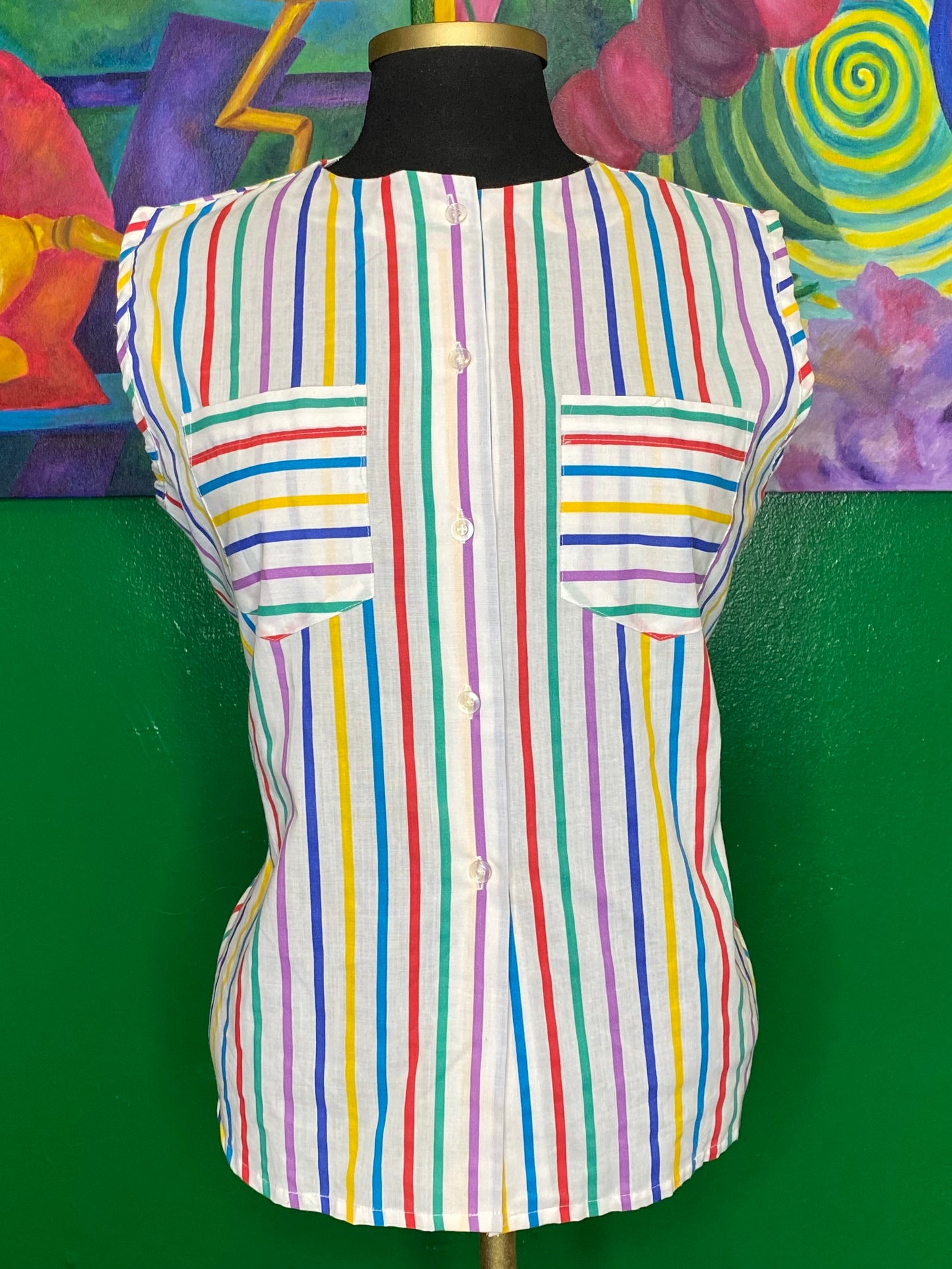 Striped Crayon Top