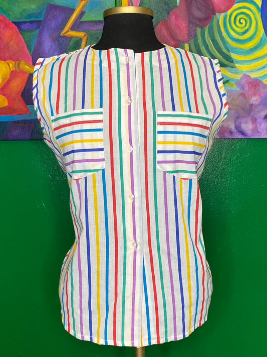 Striped Crayon Top