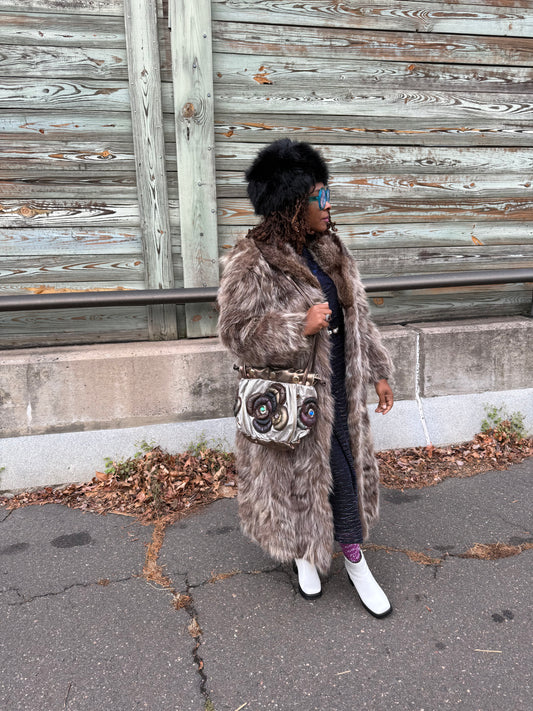 Flewed Out Fur Coat