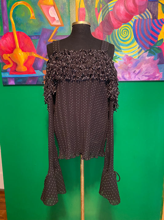 Nah Come On Sleeve Blouse