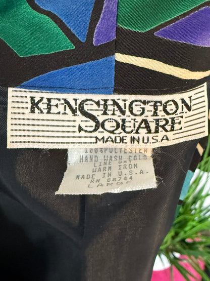 Purple Geo Blazer