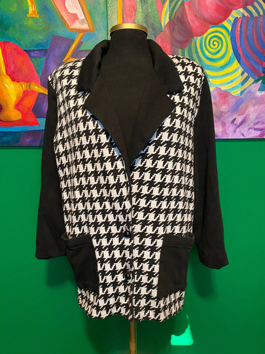Diffusion Houndstooth Cardigan