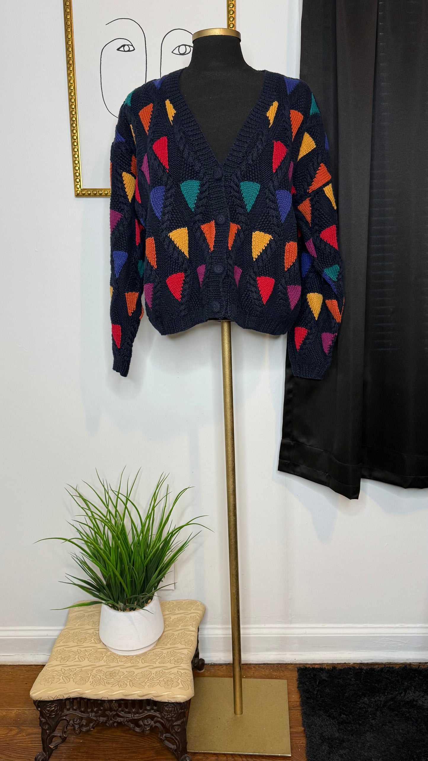 Tri The Triangle Cardigan