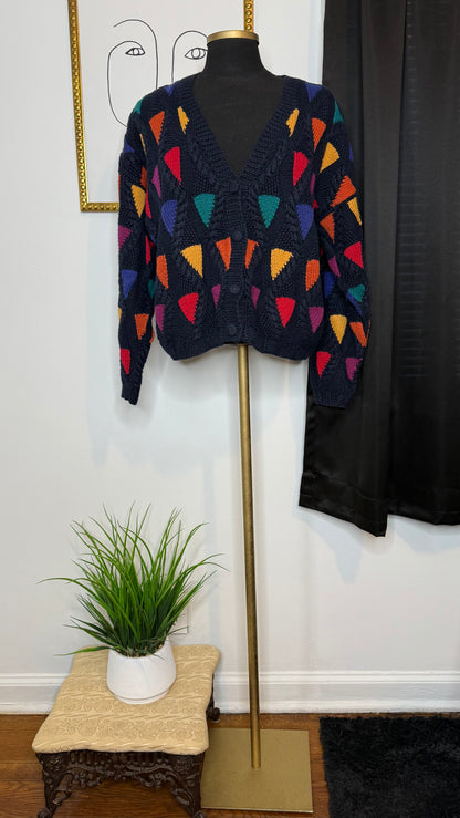 Tri The Triangle Cardigan