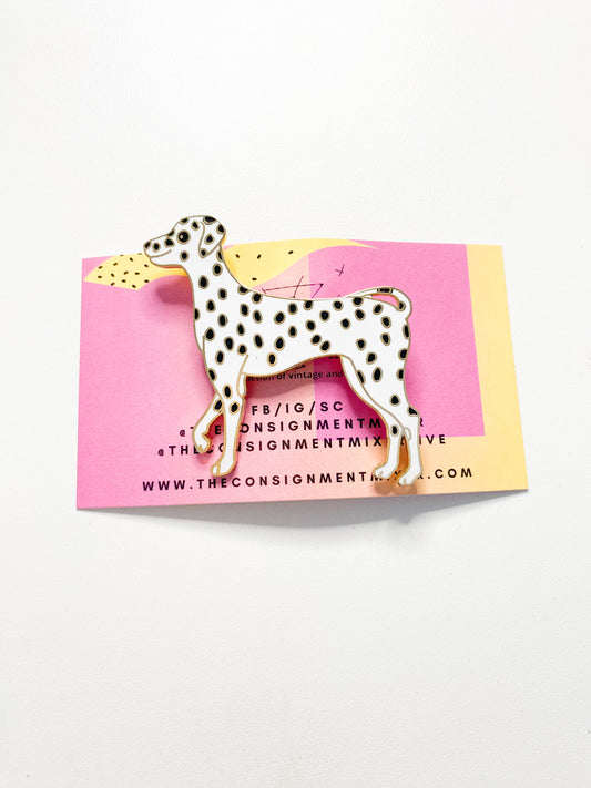 Dalmatian Brooch