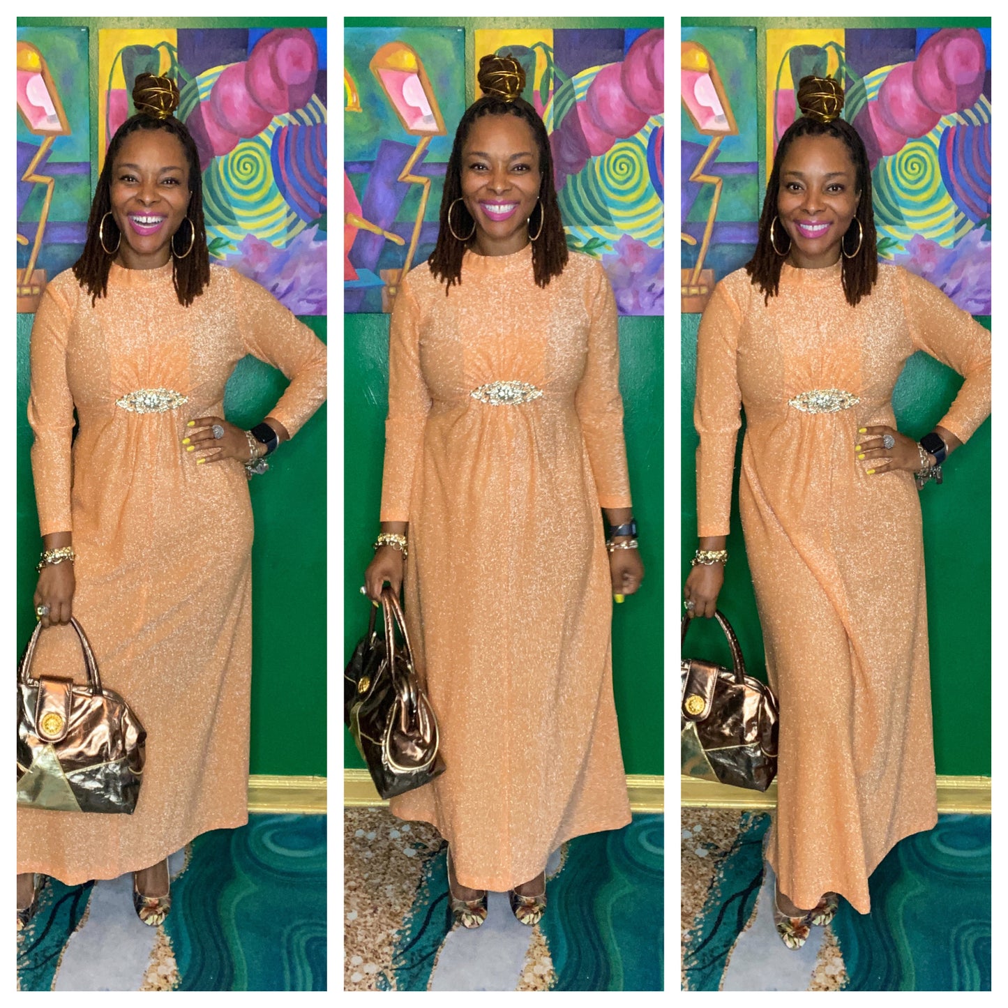 Olde 2 Champagne Dress