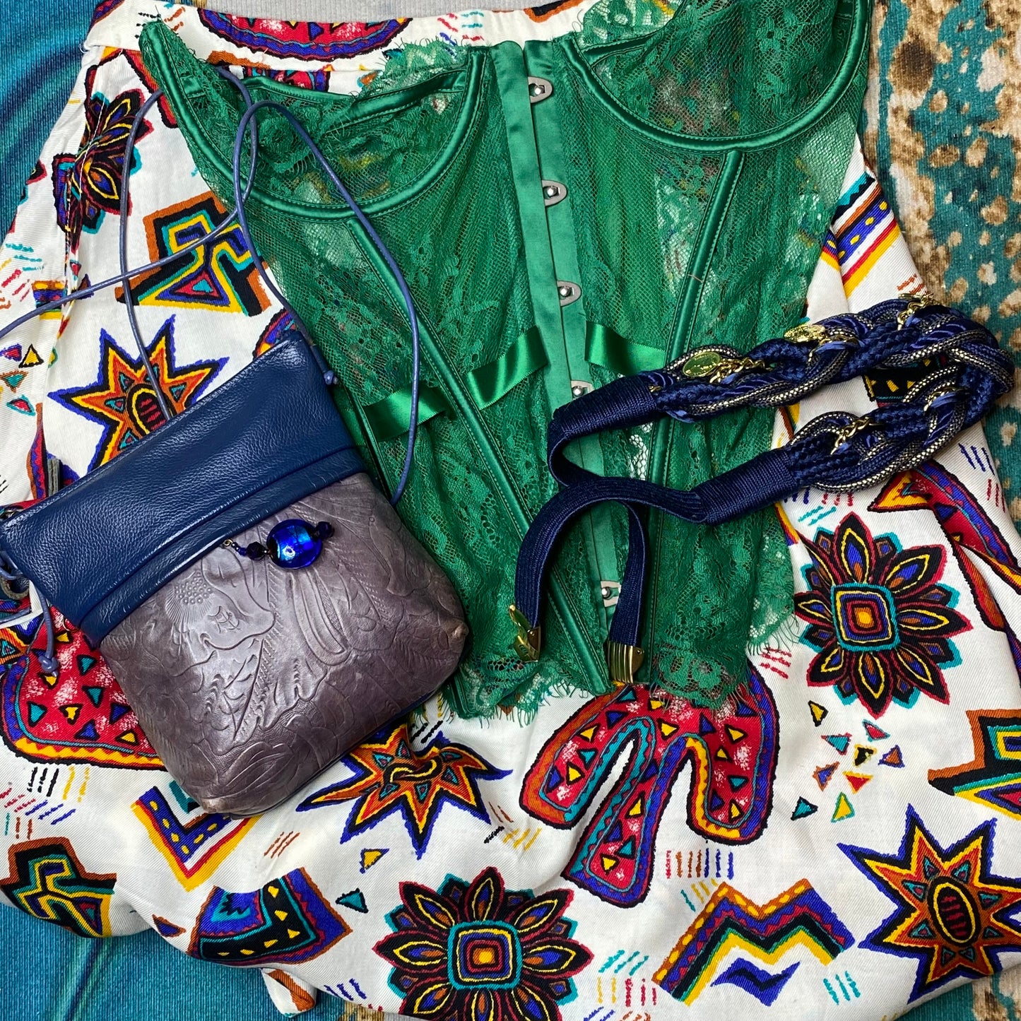 Blue Tribal Set