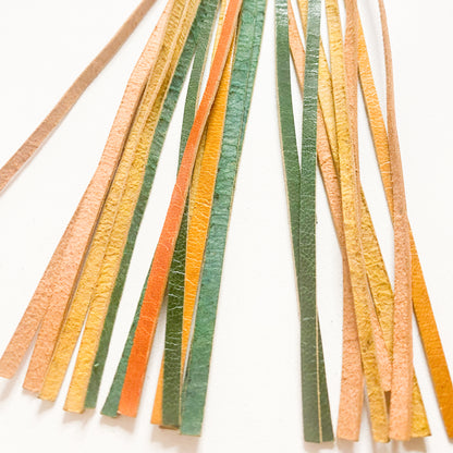 Leather Tassel Earrings