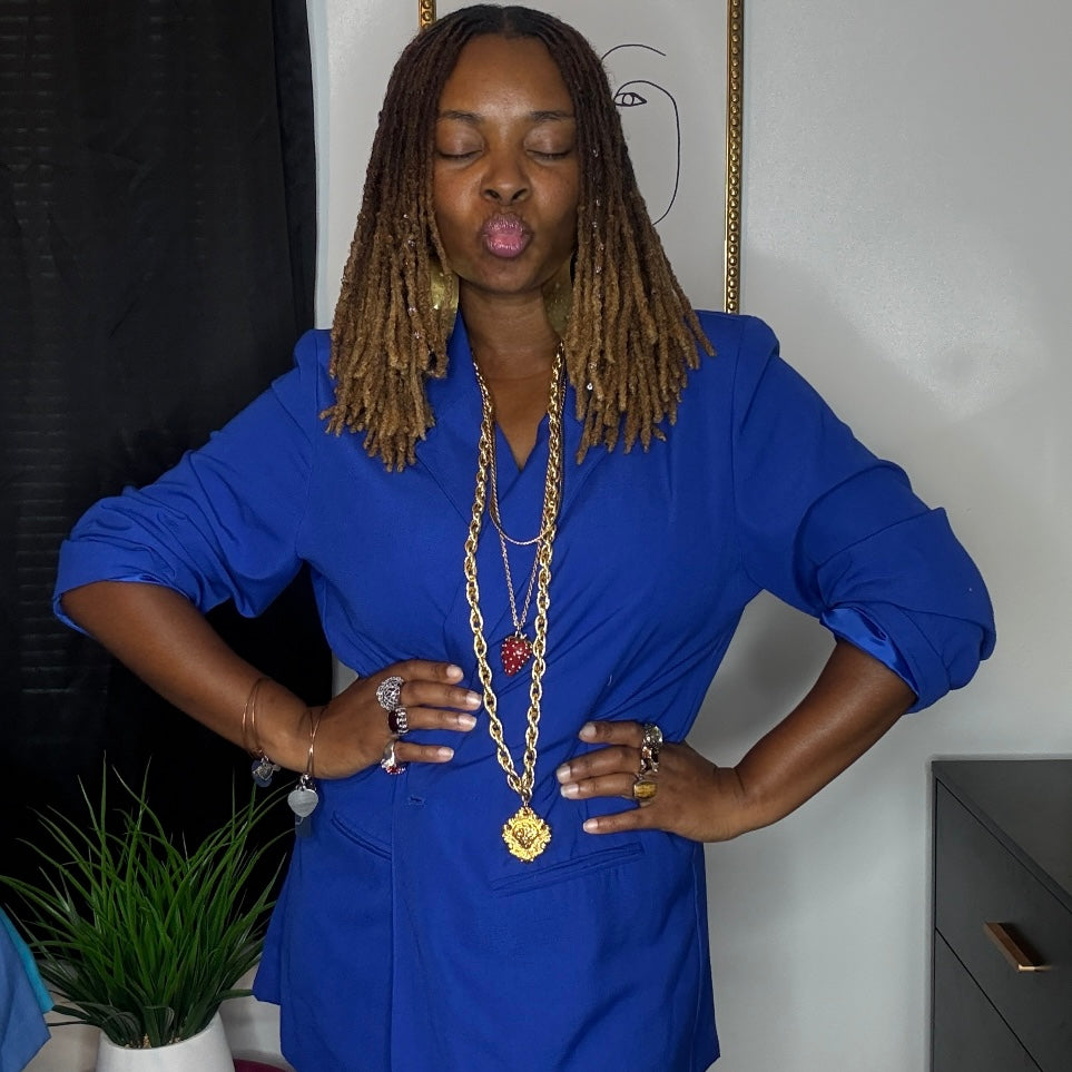 Transitional Solid Blazers