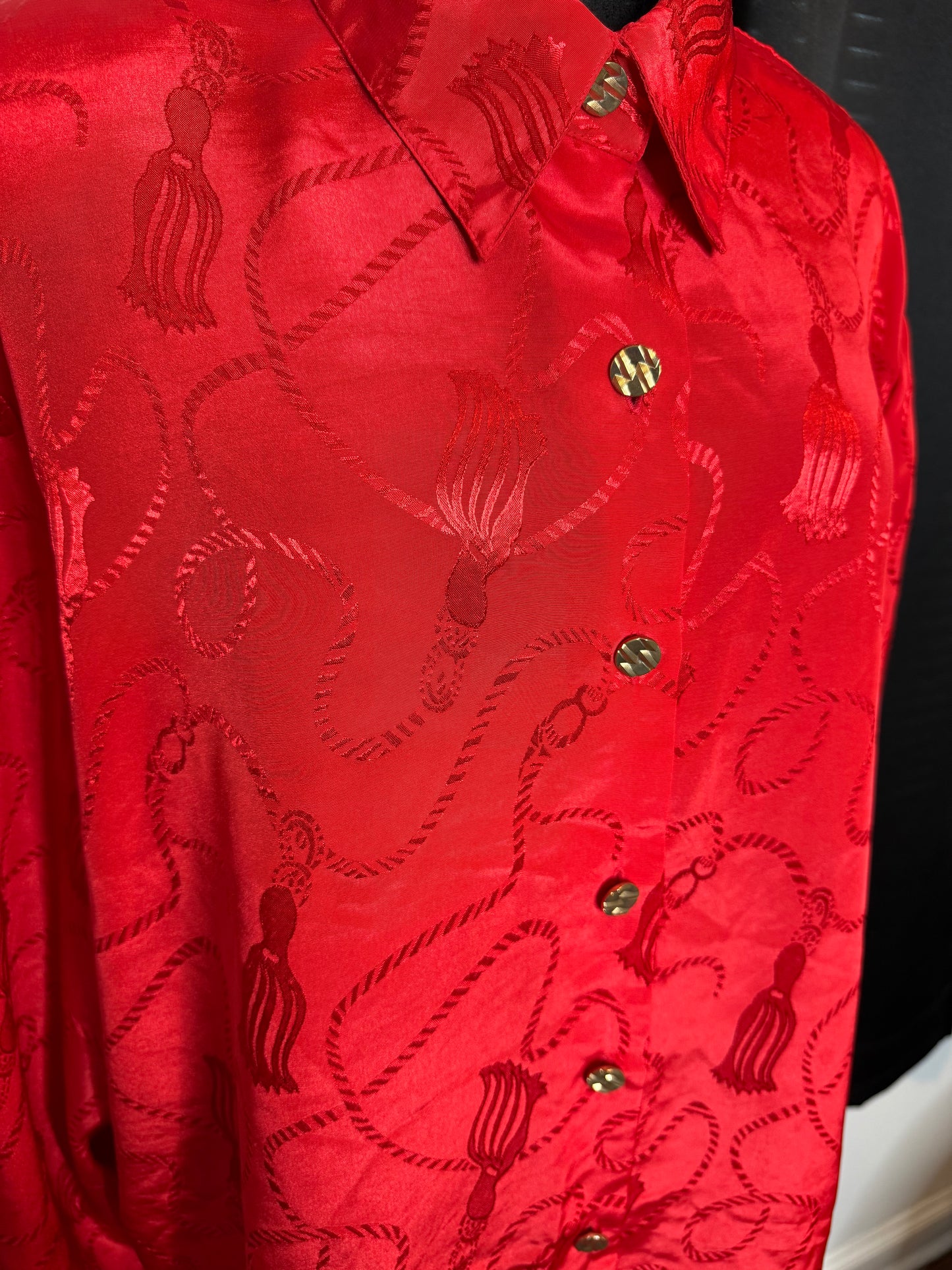 Roped Tassel Blouse