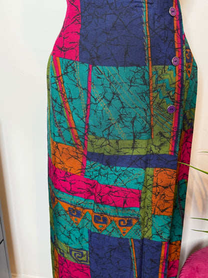 Watercolor Mosaic Skirt