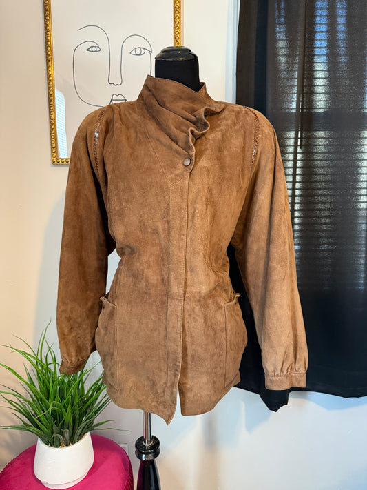Croco Suede Jacket