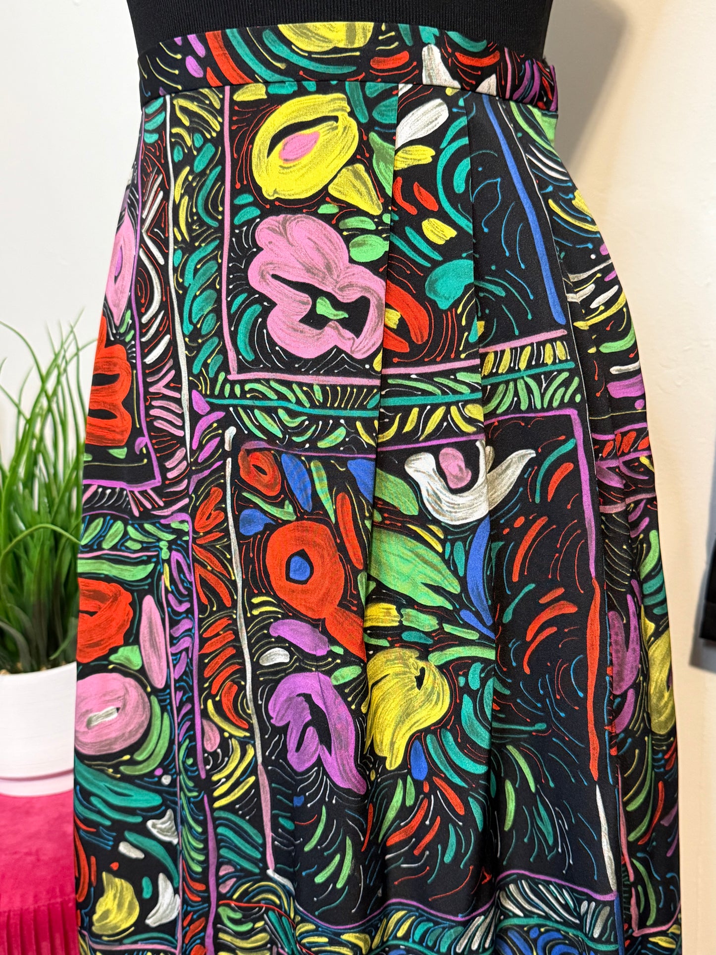 Mosaic Flowers Skirt
