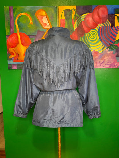 Blue Sky Fringe Jacket