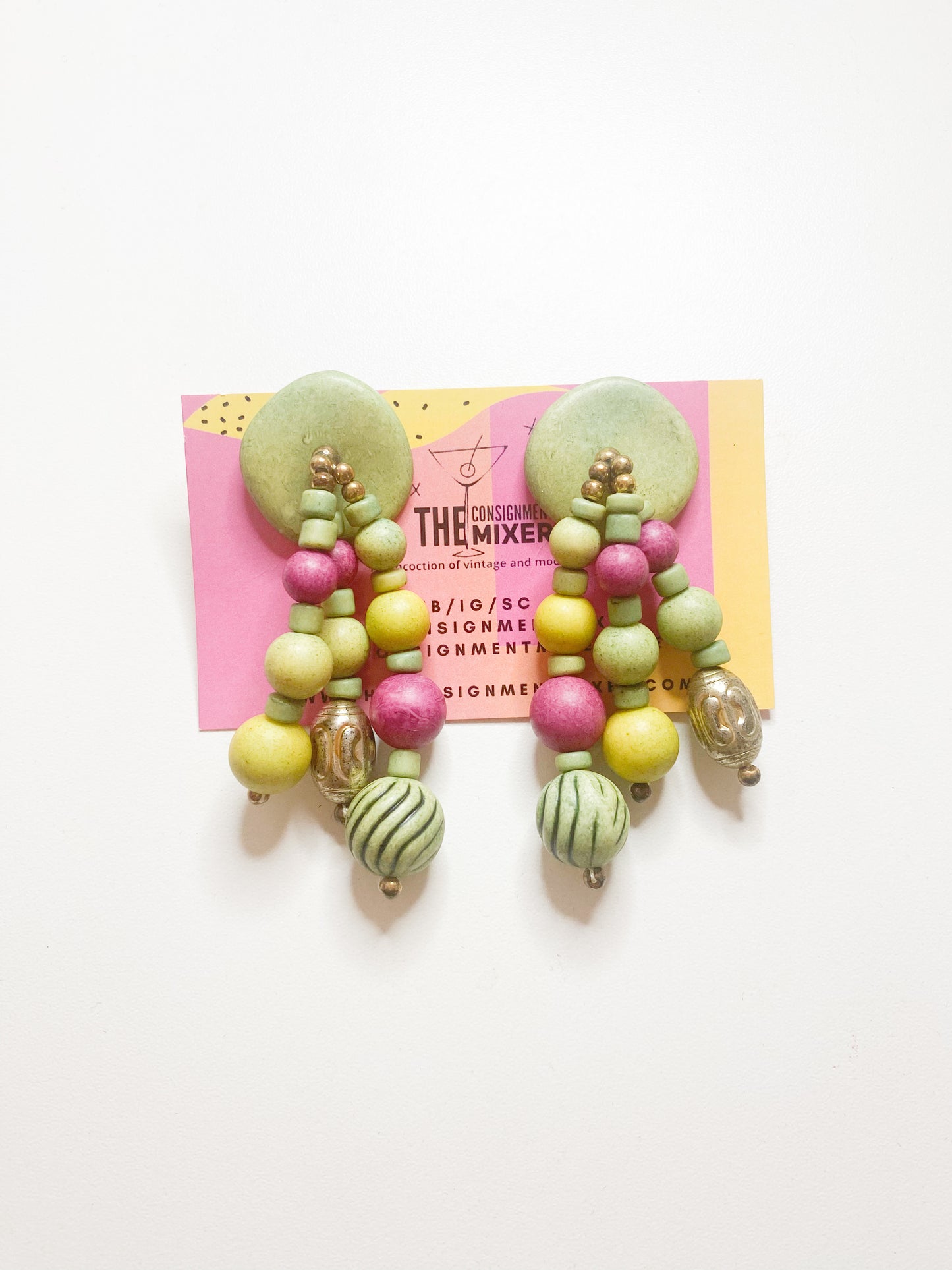 Muted Green Earrings