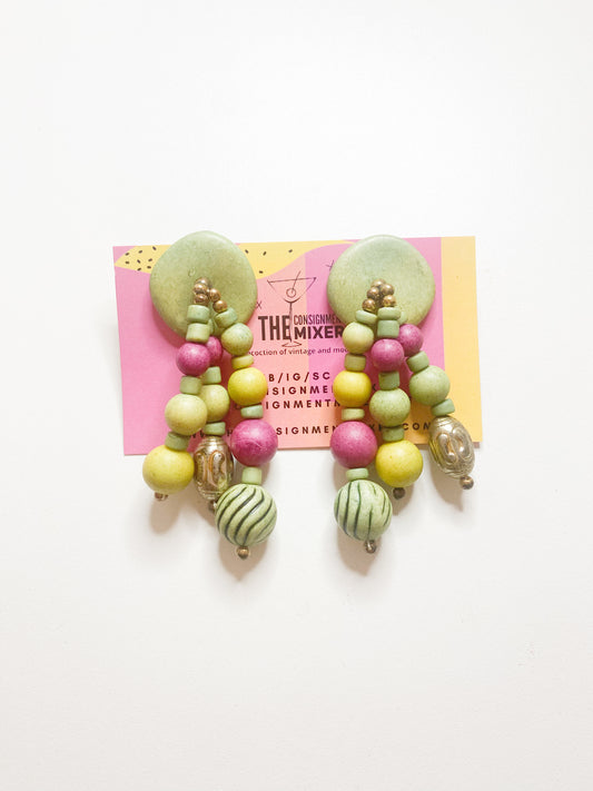 Muted Green Earrings