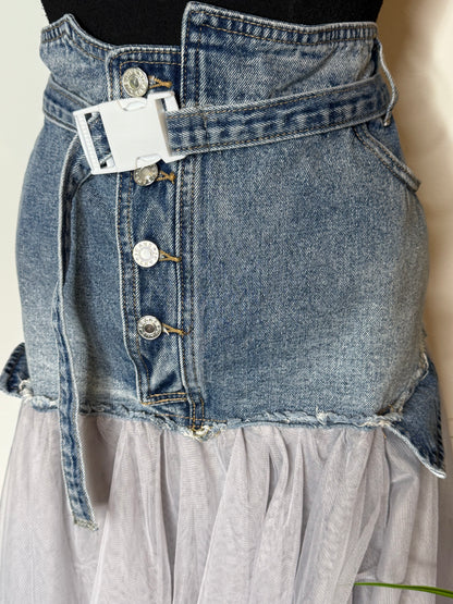 Jean With Flare Skirt