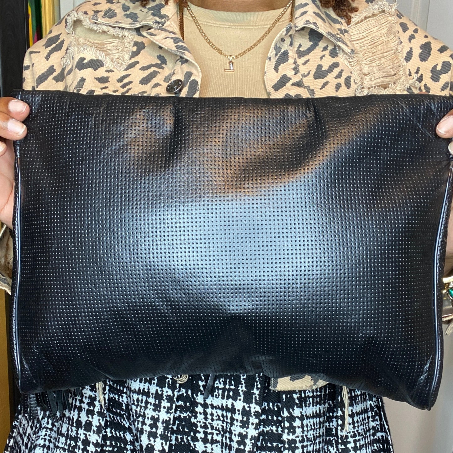 Petal Tassel Clutch