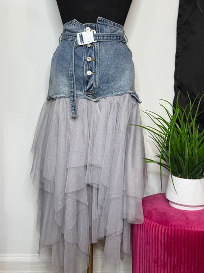 Jean With Flare Skirt