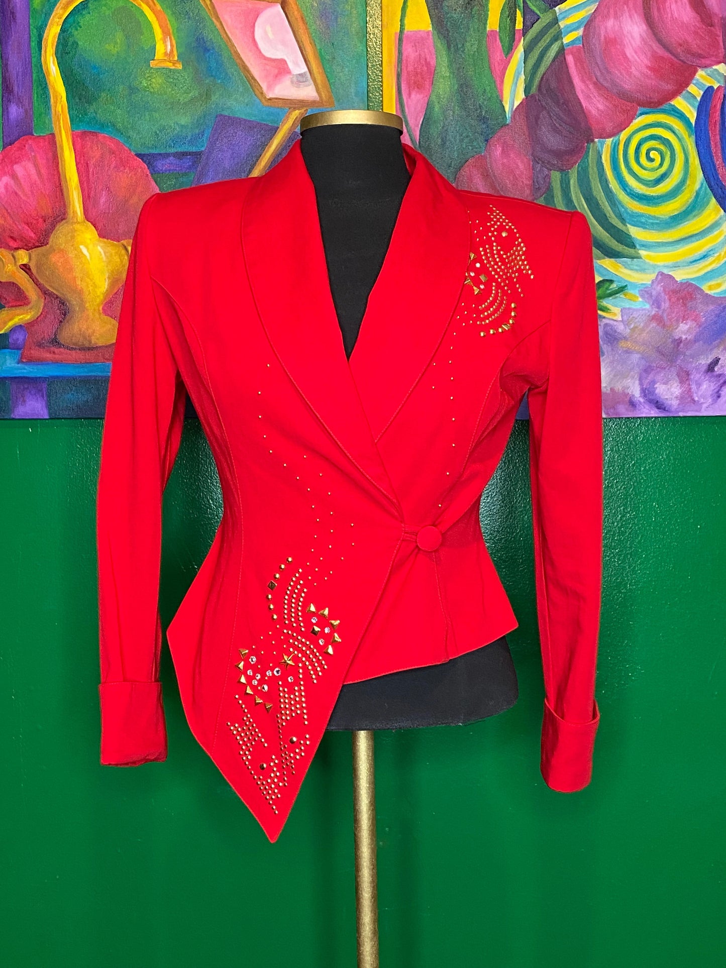 Red Night Sky Blazer