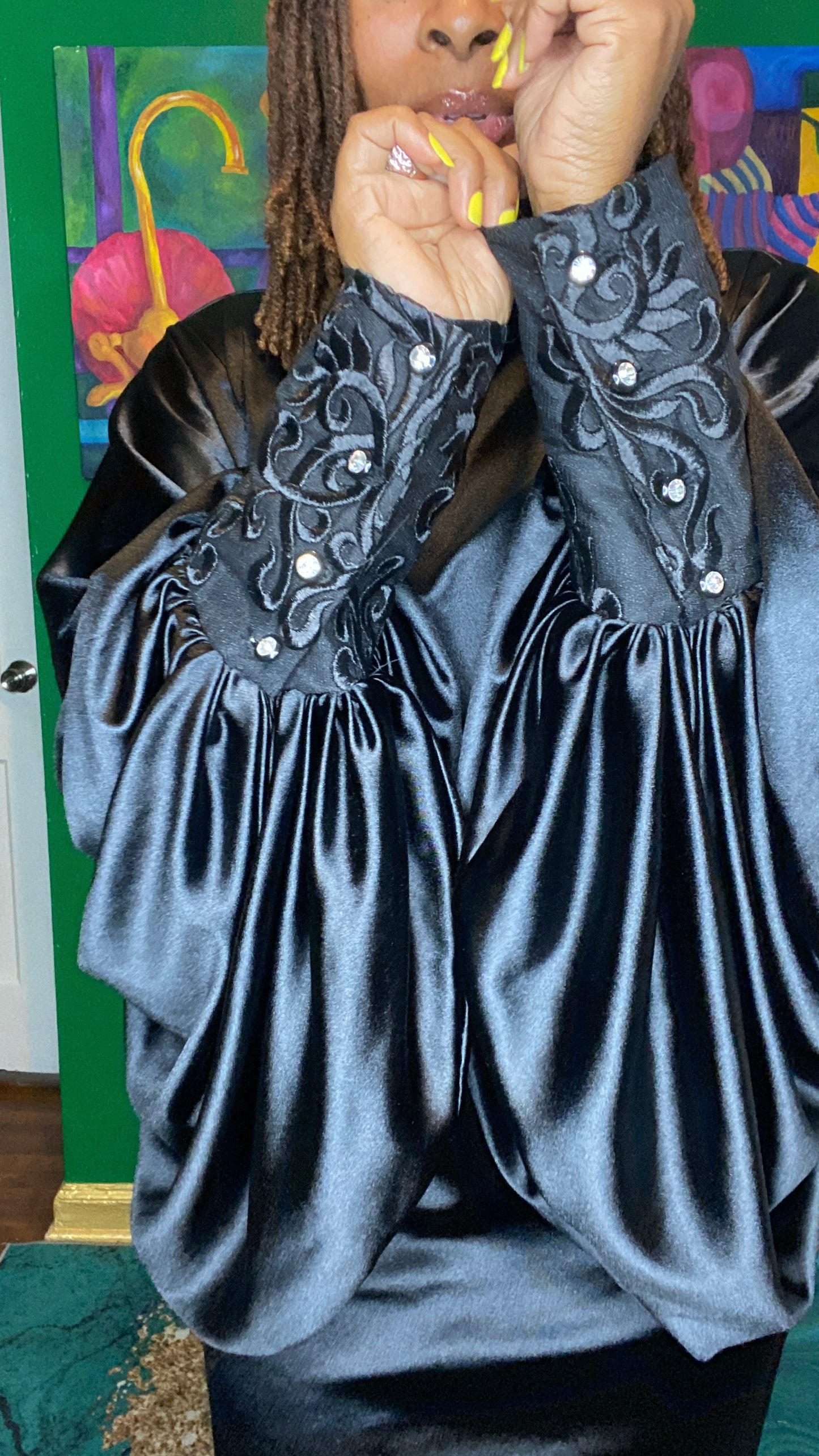 Dramatic Midnight Dress