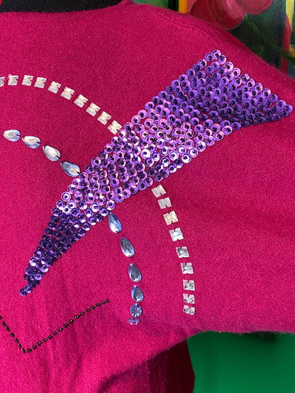 Magenta Sparkle Sweater