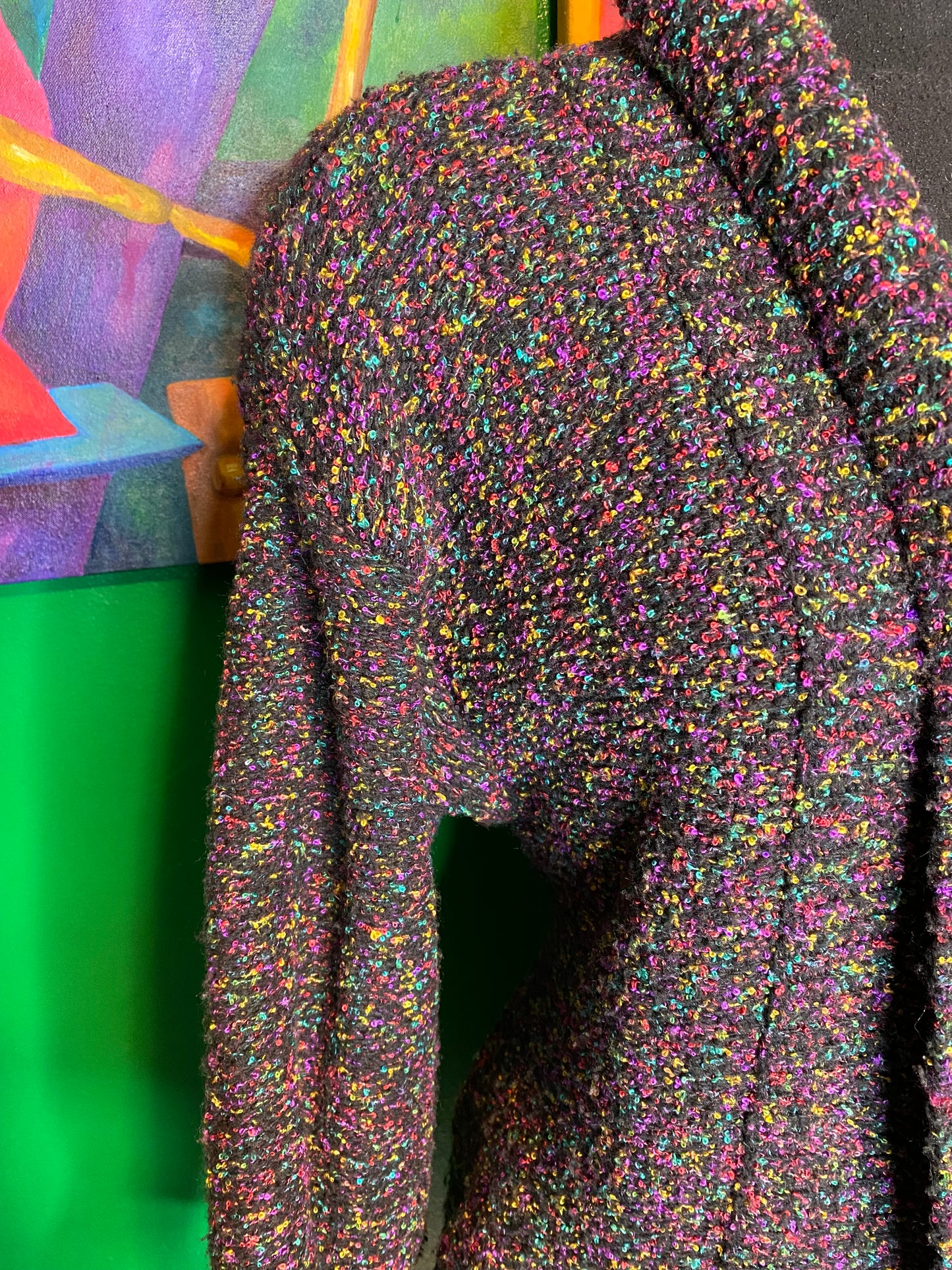 Speckled Duster Sweater