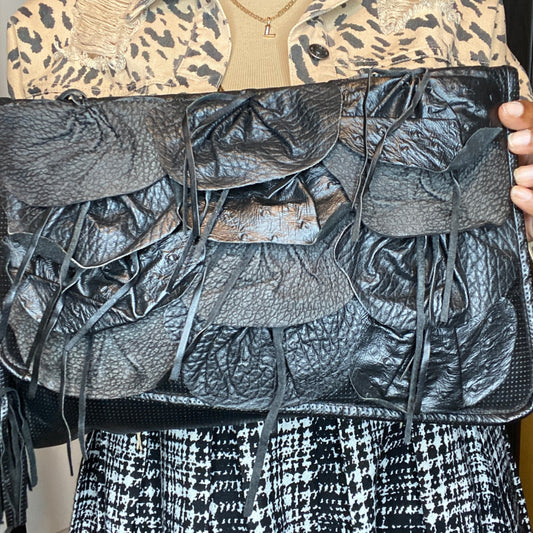 Petal Tassel Clutch