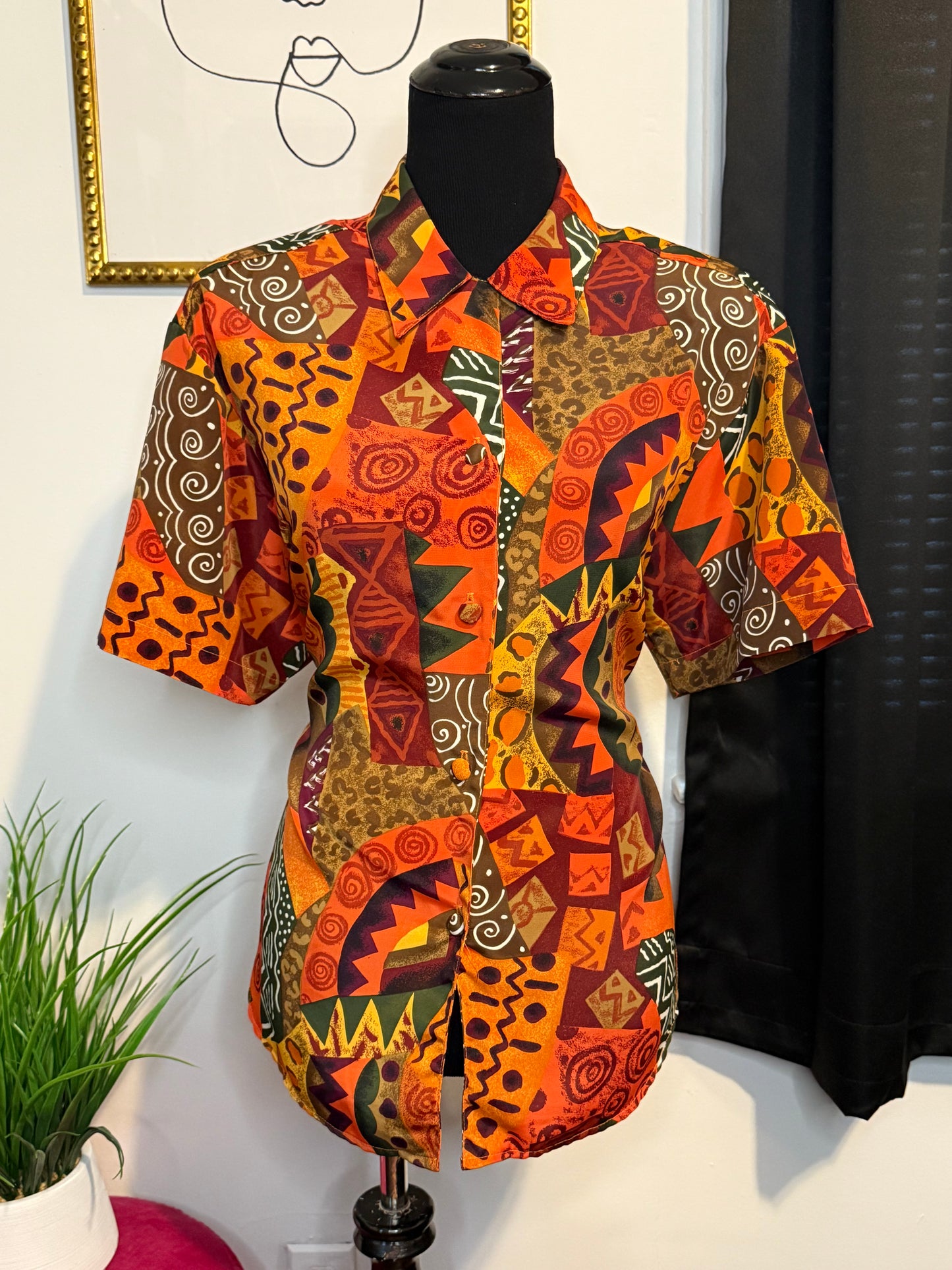 Orange Hue Top