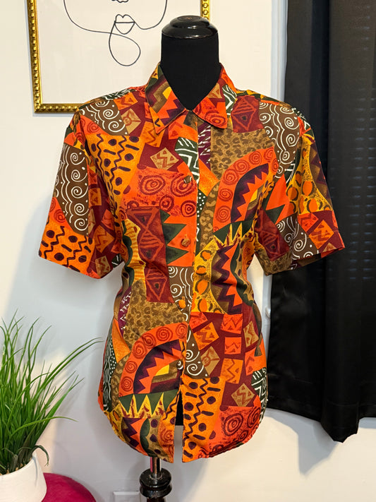Orange Hue Top
