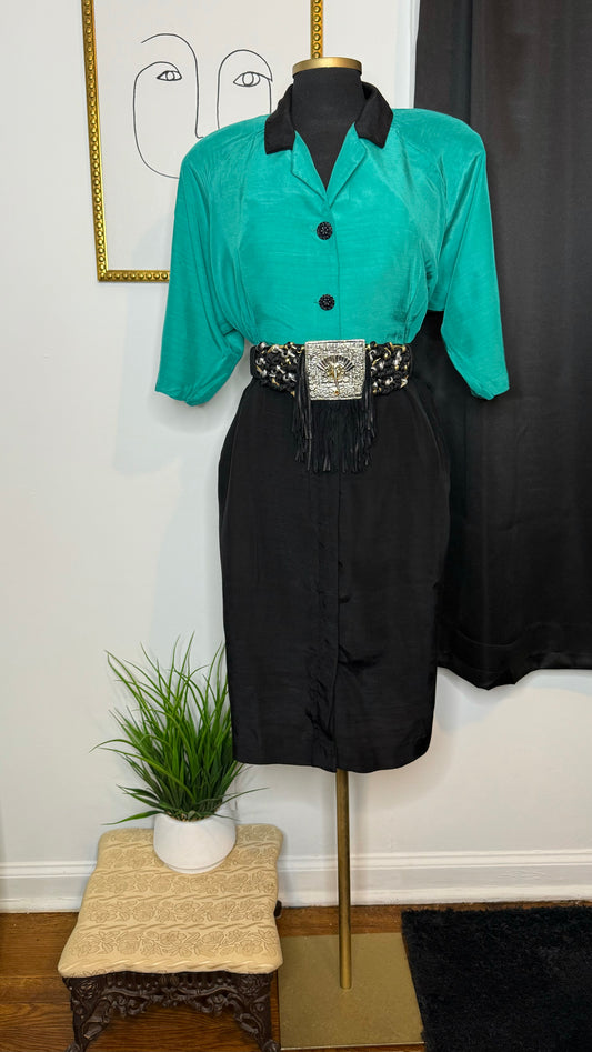 Dual Tone Dress