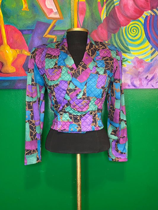 Quilted Purple Jacket