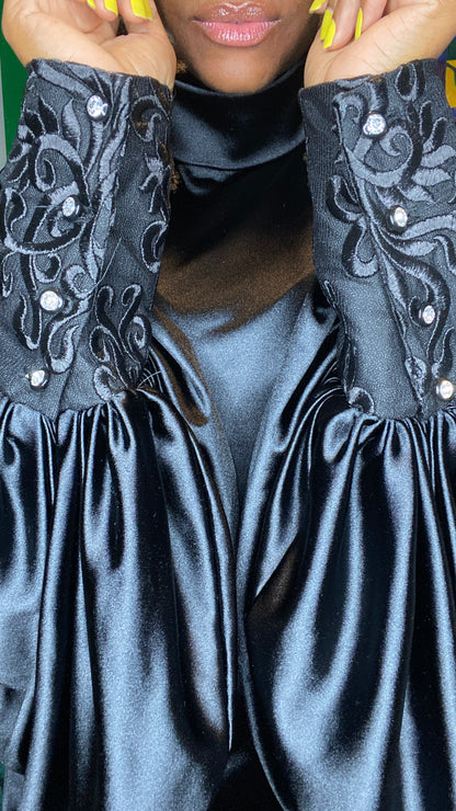 Dramatic Midnight Dress