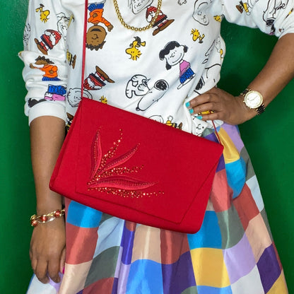 Red Sequin Bag
