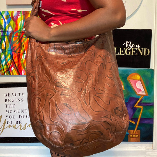 Leather Embossed Bag