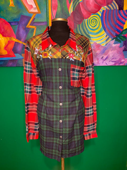Floral Lumber Jack Blouse