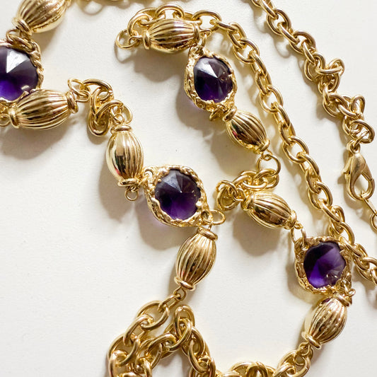 Purple Love Necklace