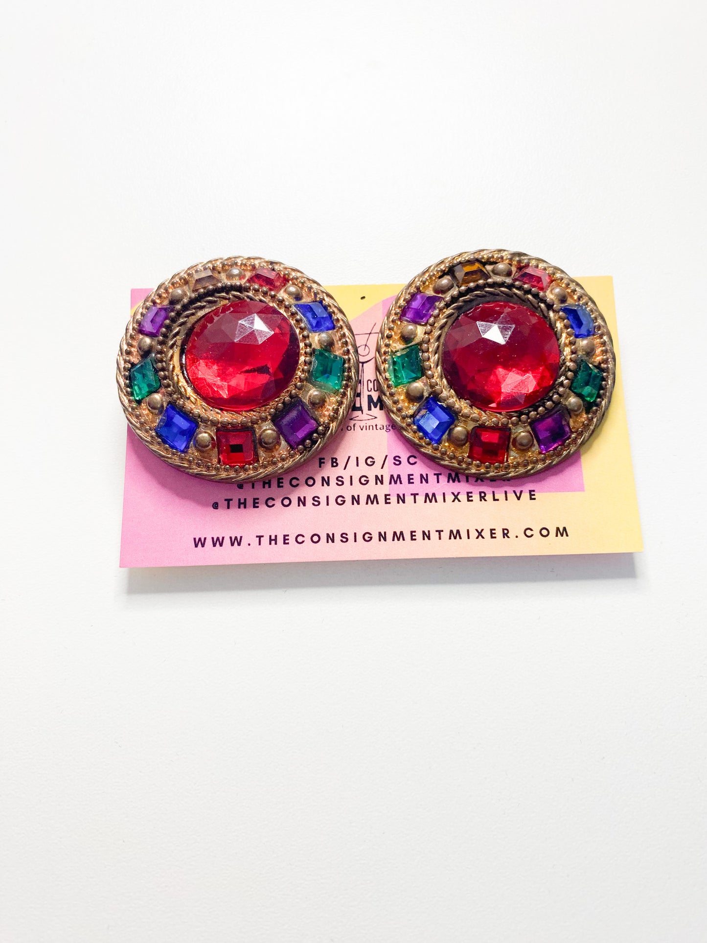 Gem Burst Earrings