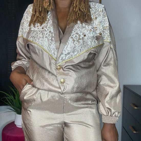 Laced N Tan Set